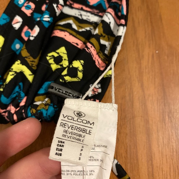 womens volcom tribal instinct reversible halter bikini - Picture 3 of 4